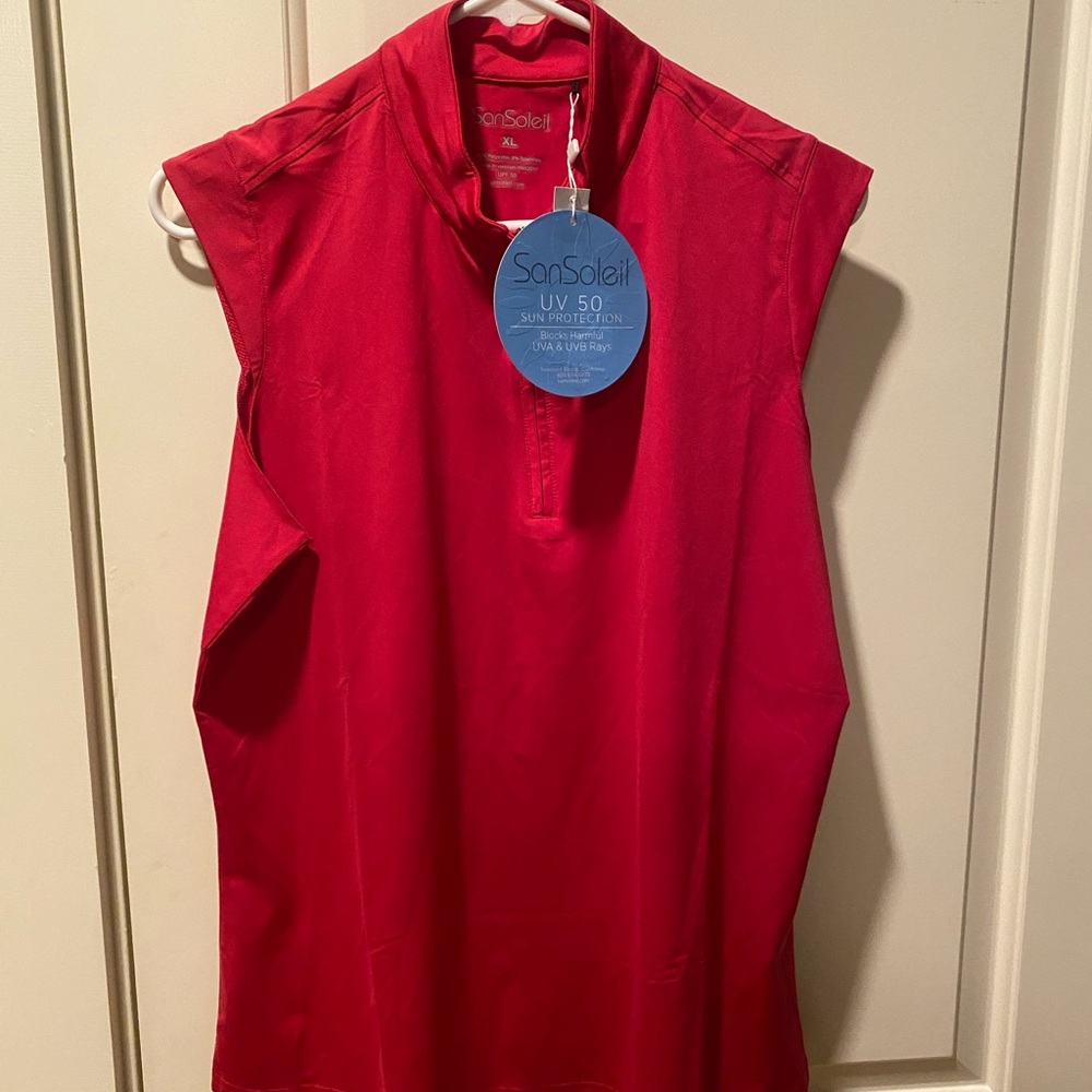 San Soleil Golf or tennis top XL NWT